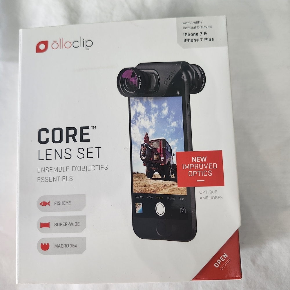 Core Lens Set for iPhone 7/7 Plus - Black